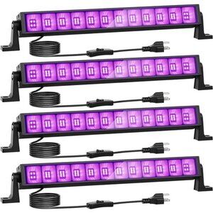 Black Lights Blacklight Bars LED 42W Black